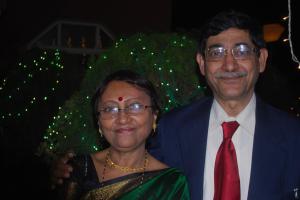 Sipra and Alok, her Husband.