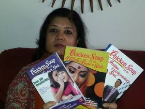 Her stories featured in the Chicken Soup series.