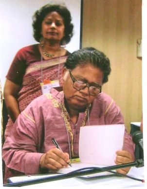 With Sunil Gangopadhyay the author