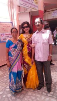 With my parents