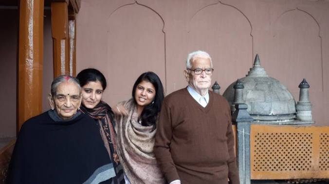 grandparents and sister